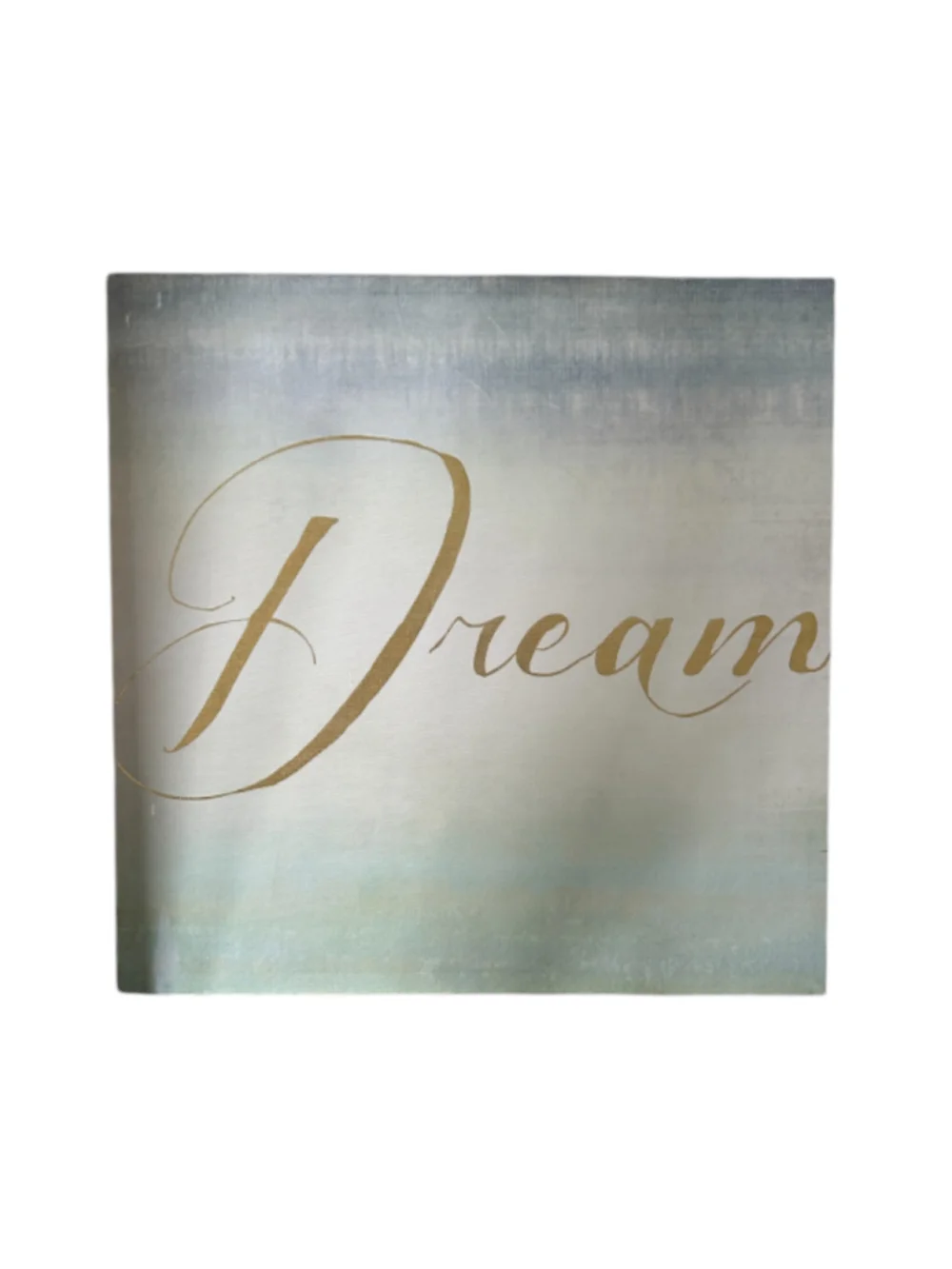 Blue Gold Dream Love Canvas Art Set